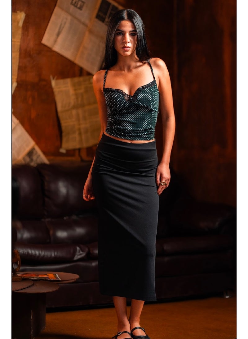 كنزه جيبة بفتحة جانبية - Image 1